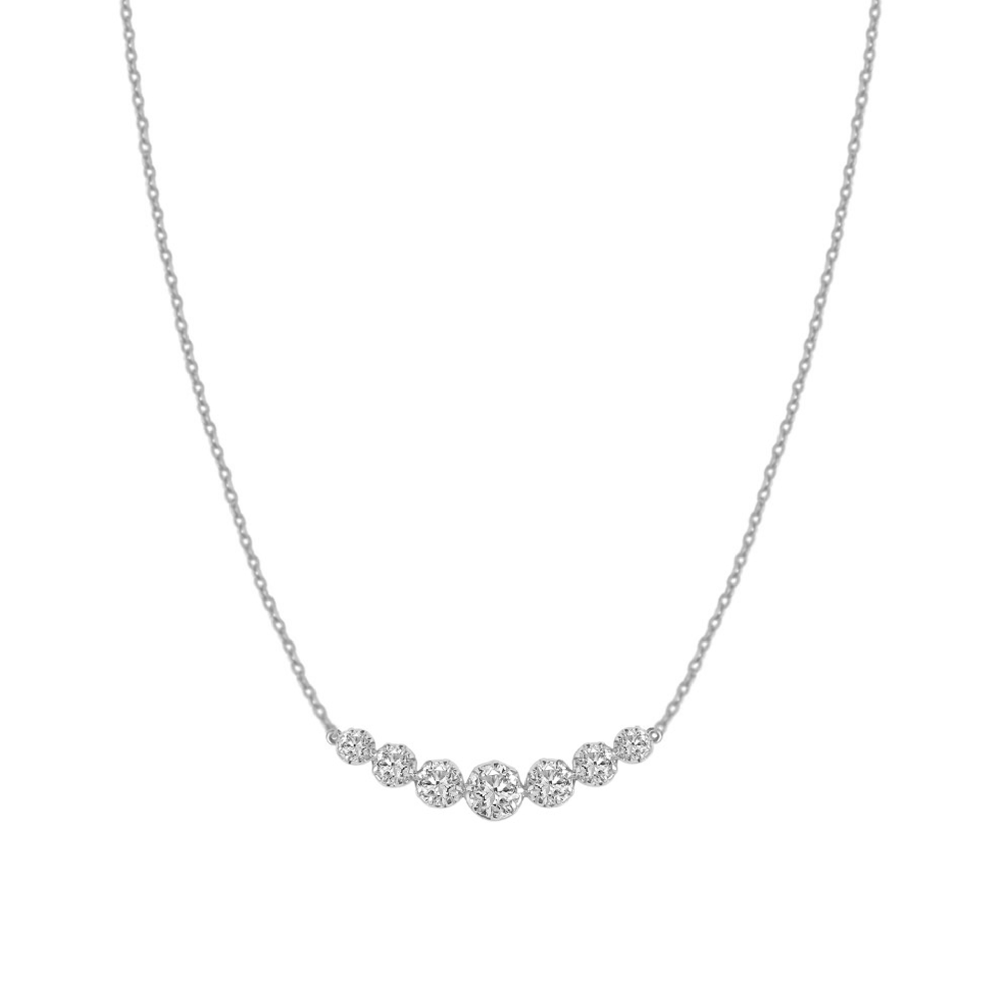 The Lux Solid Gold Diamond Necklace
