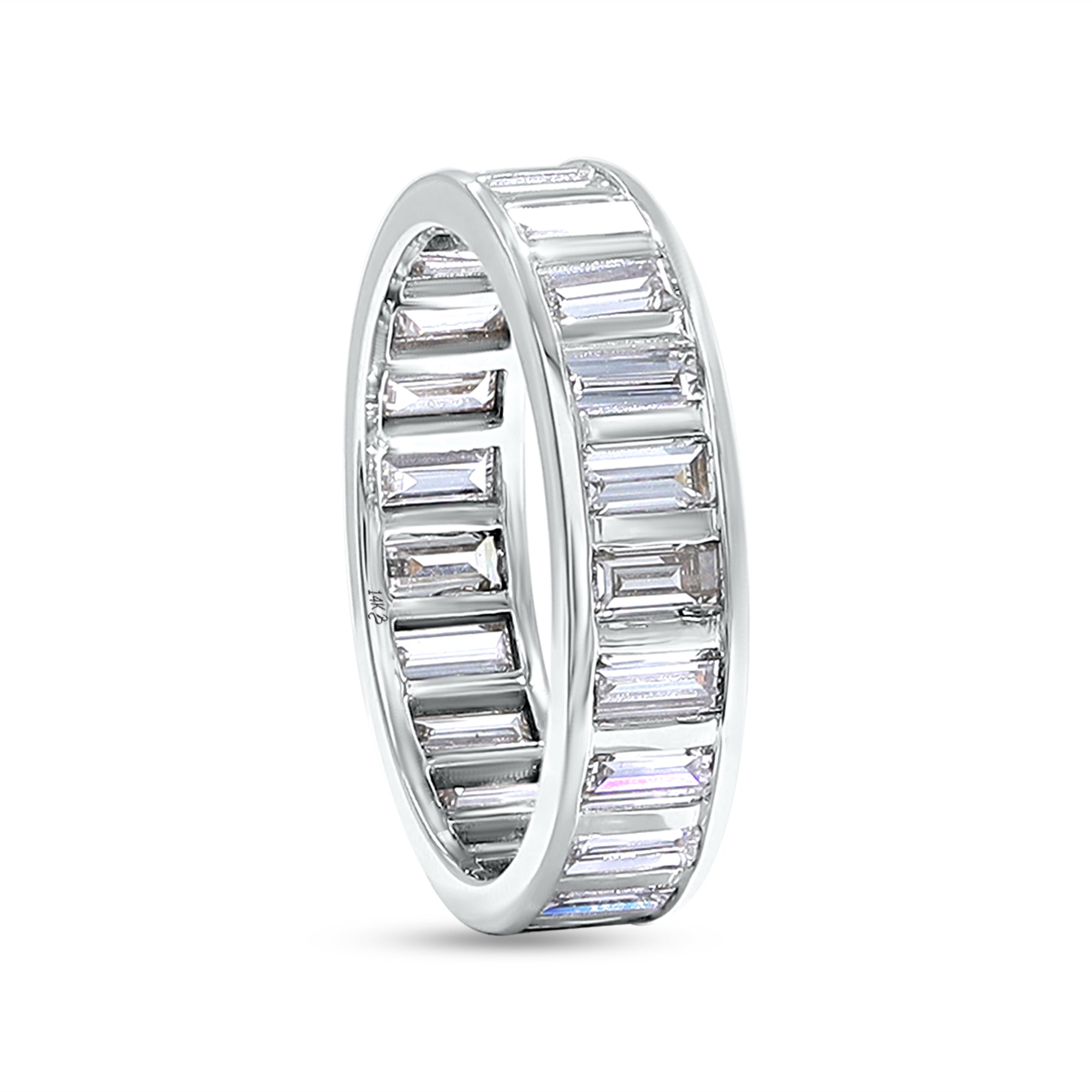 The Sonia Band Ring - 14K Solid with Lab-Grown Diamond