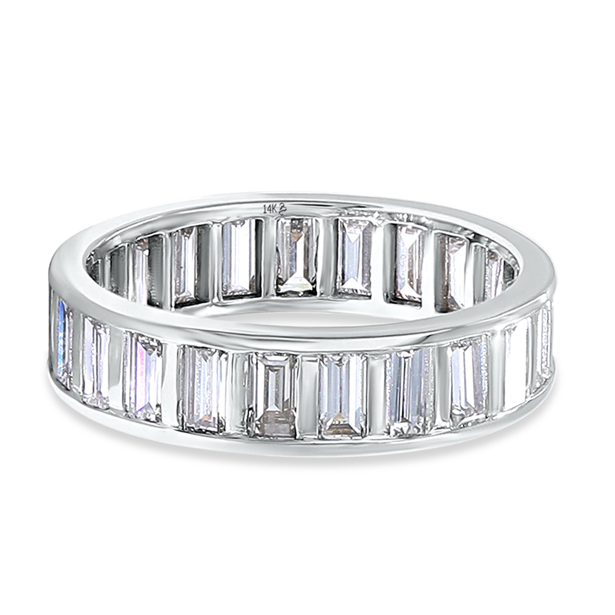 The Sonia Band Ring - 14K Solid with Lab-Grown Diamond