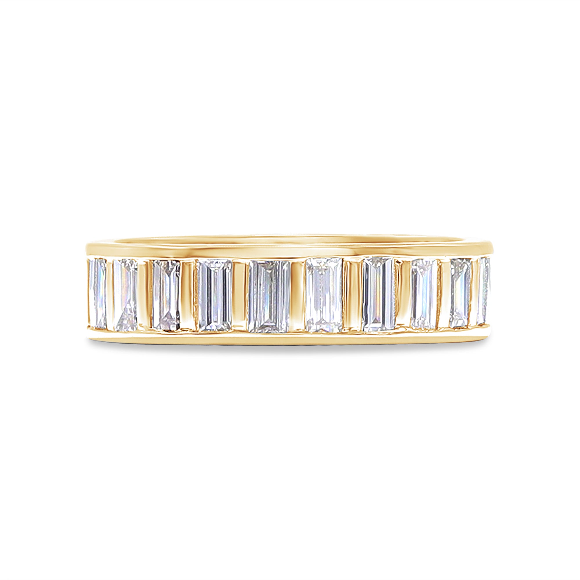 The Sonia Band Ring - 14K Solid with Lab-Grown Diamond