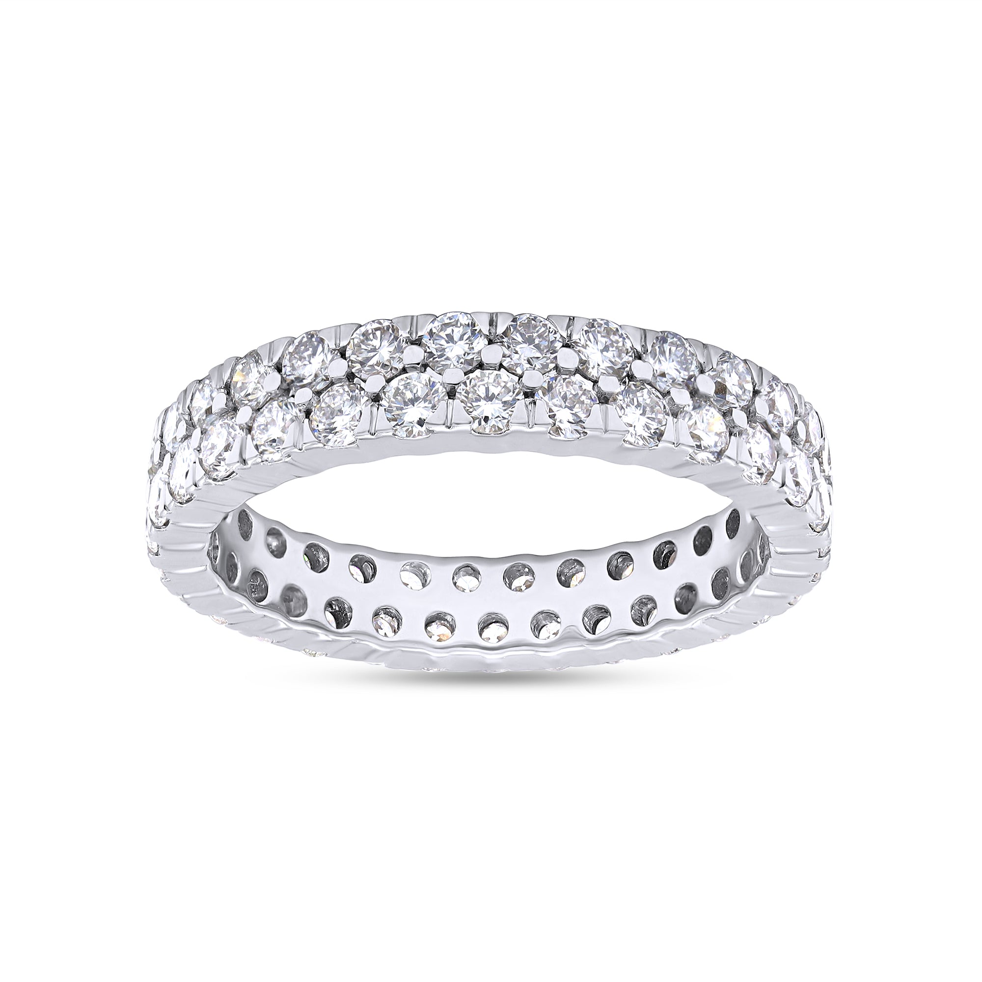 The Hannah Band Ring - 14K Solid Gold with Lab-Grown Diamond