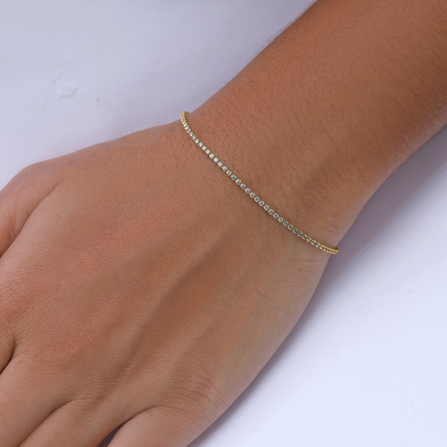 The Tonya Bracelet - 14K Gold Vermeil or Premium Sterling Silver with Lab-Grown Diamond Bracelet