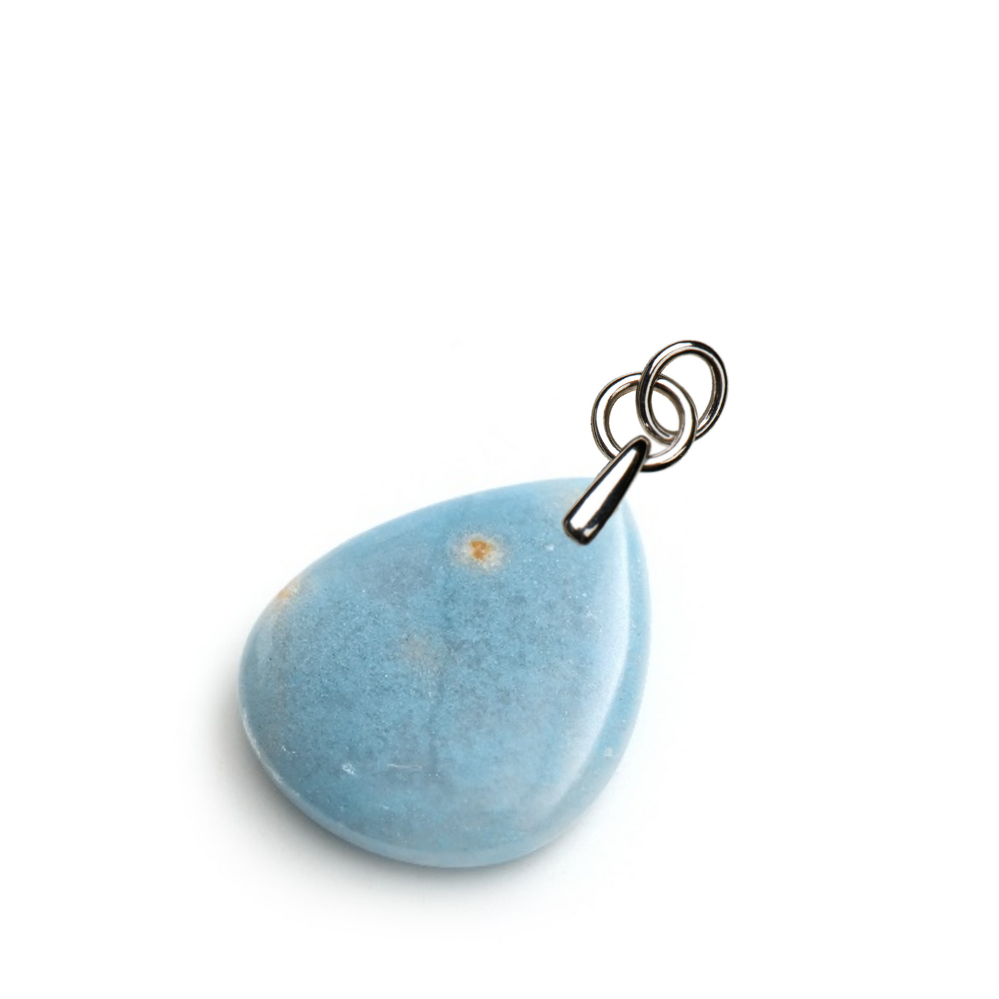 Quartz Pendant | Tear-Shaped Paraiba Quartz Necklace Enhancer