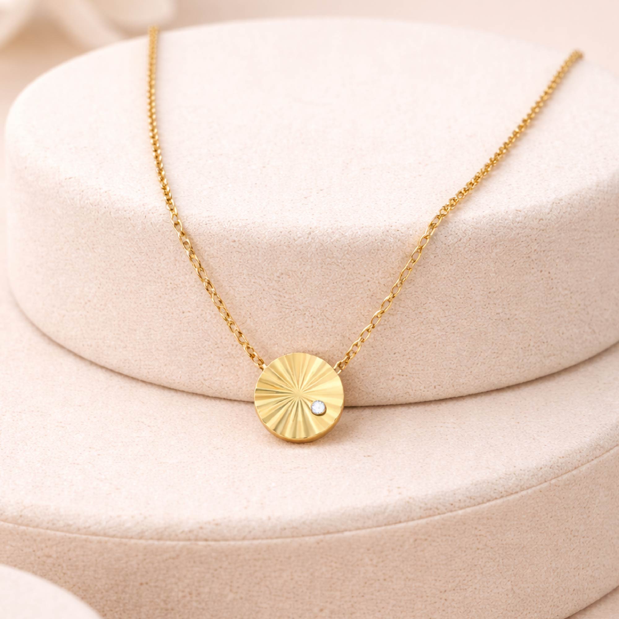 The Liv Necklace - 14K Gold Vermeil or Sterling Silver with Lab-Grown Diamond Necklace