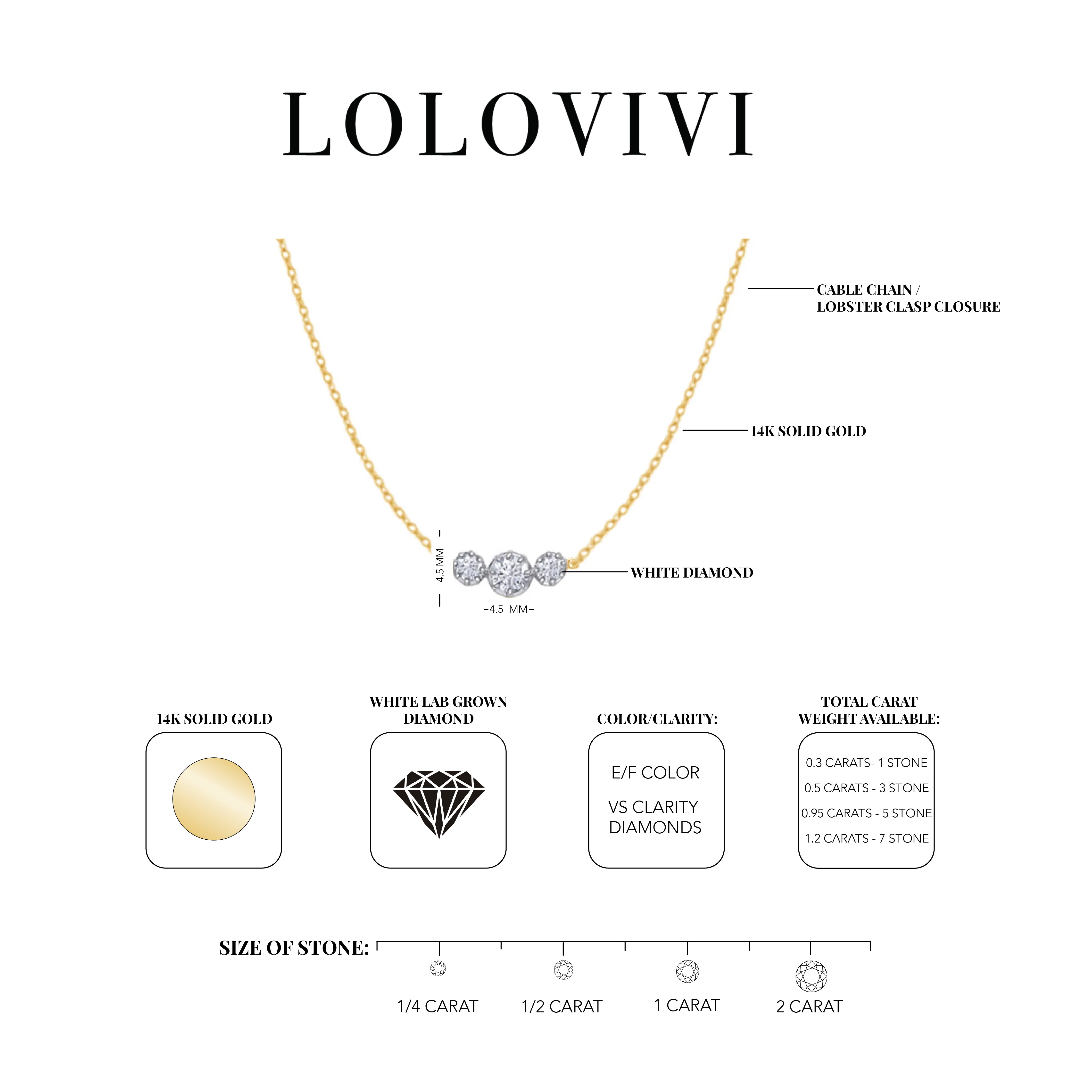 The Lux Solid Gold Diamond Necklace