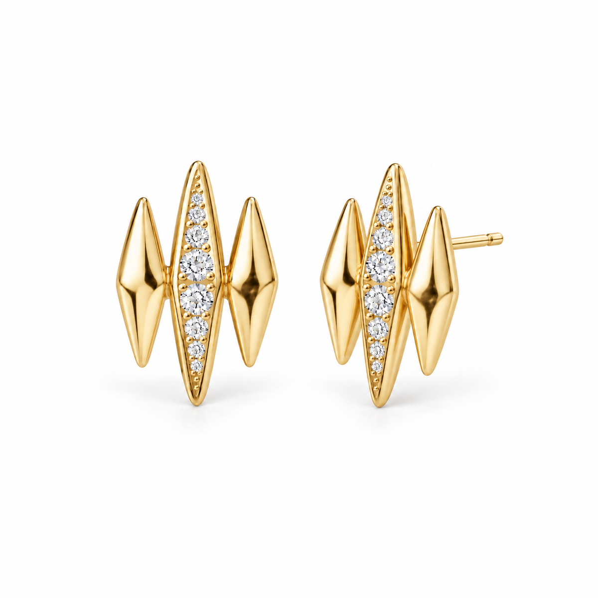 The Finley Stud Earrings with Lab Grown DIamonds