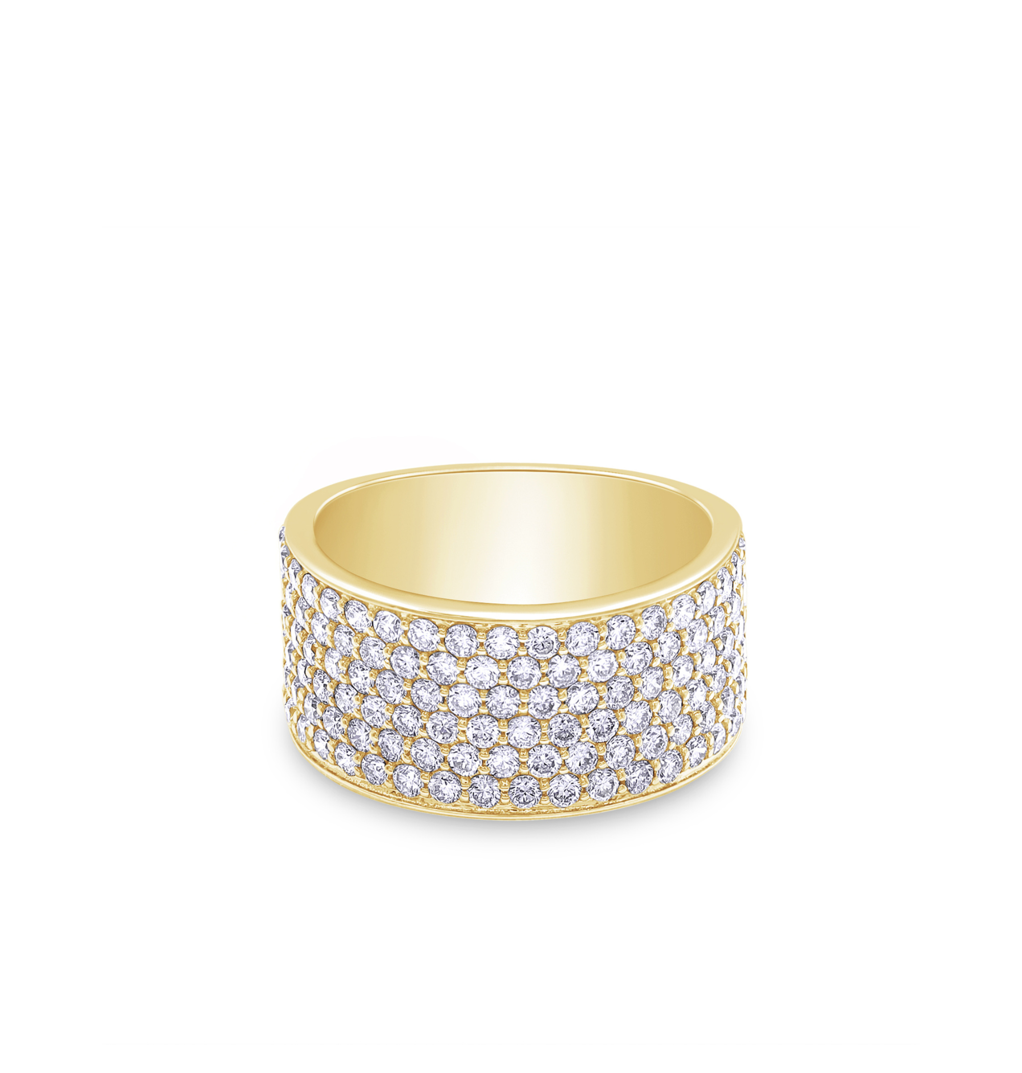 The Lia Statement Ring - 14K Solid Gold with Lab-Grown Diamonds