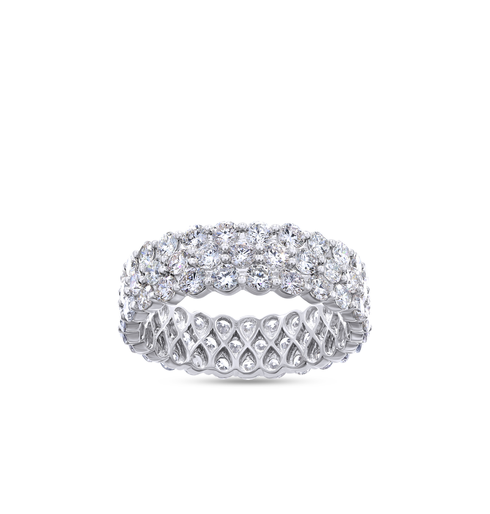 Lia in Sterling Silver with Lab Grown Diamonds Rings