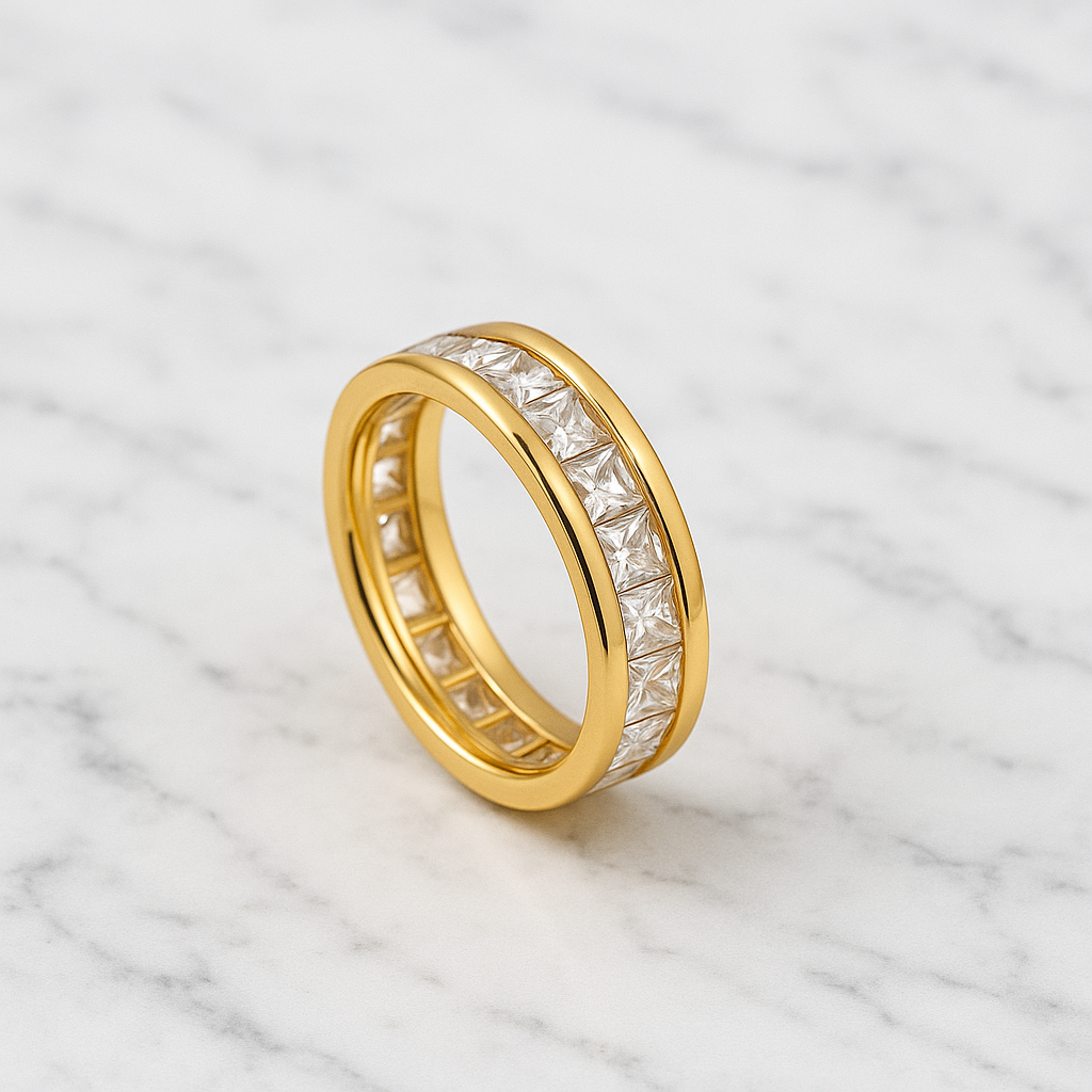 diamond ring with lab grown diamonds