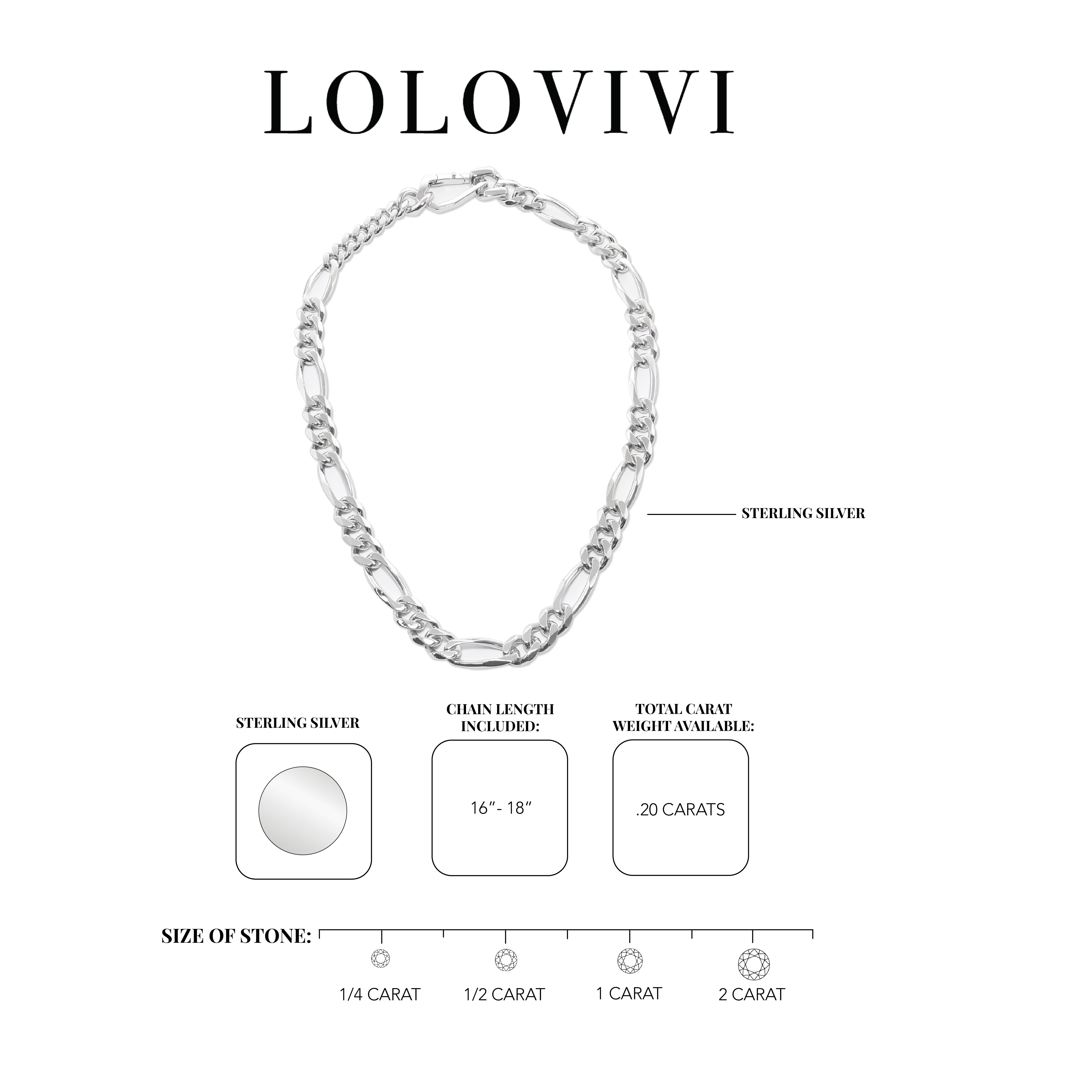 Sterling silver chain necklace with multi-link design, elegant and shiny.