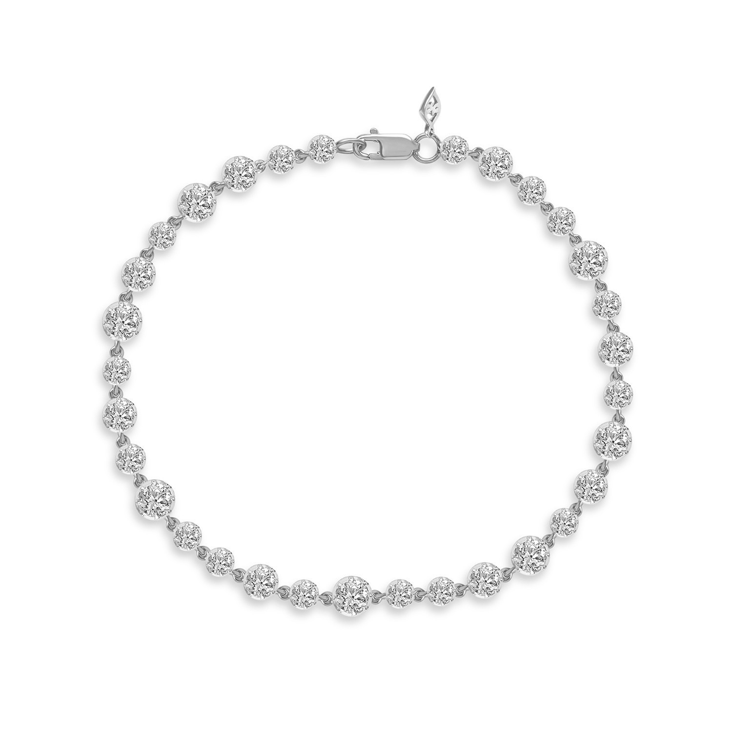 The Saige 14K Solid Gold Diamond Bracelet