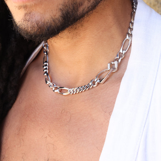 The Logan Chain  - Multi Link Sterling Silver Necklace Chain