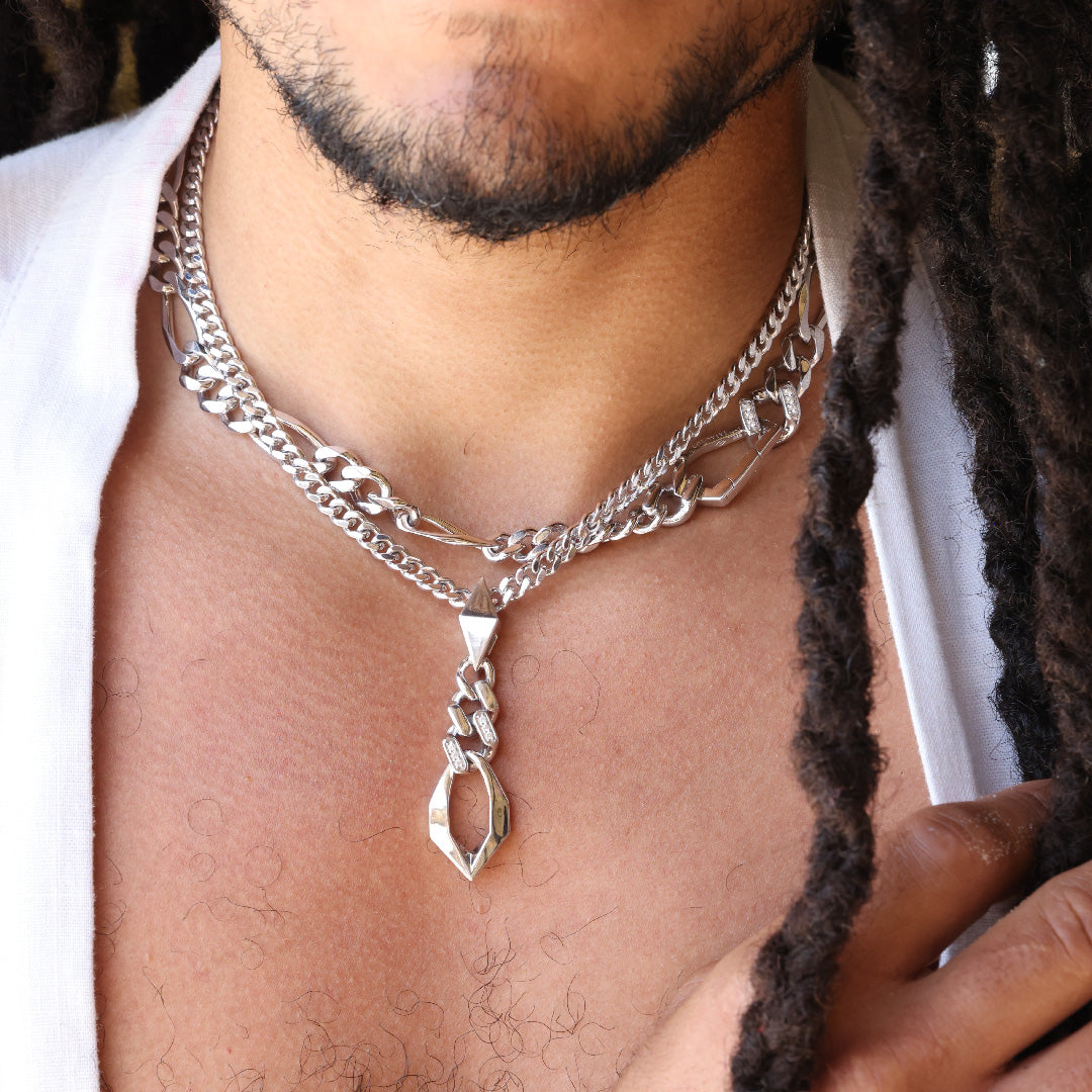 The Logan Chain  - Multi Link Sterling Silver Necklace Chain