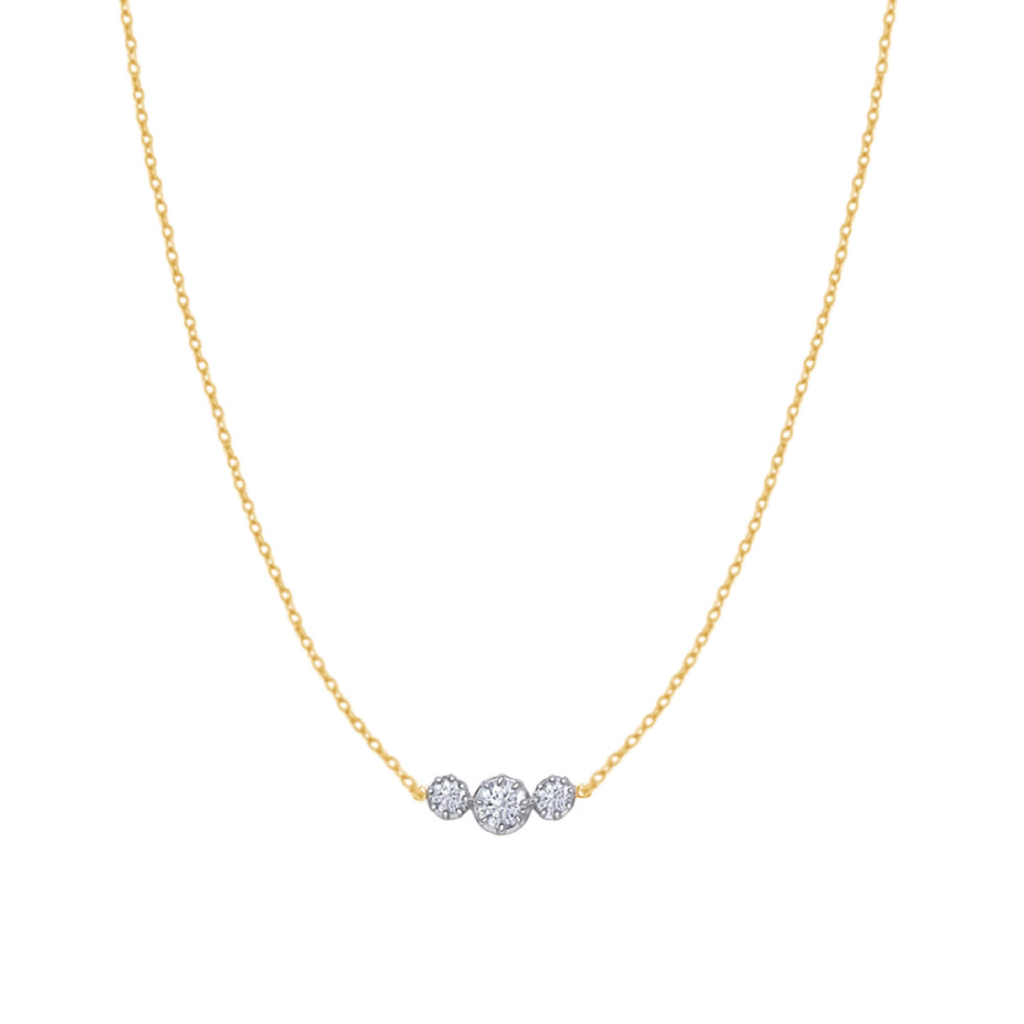 The Lux - Carat Couture Diamond Carbon Neutral Solid Gold Necklace
