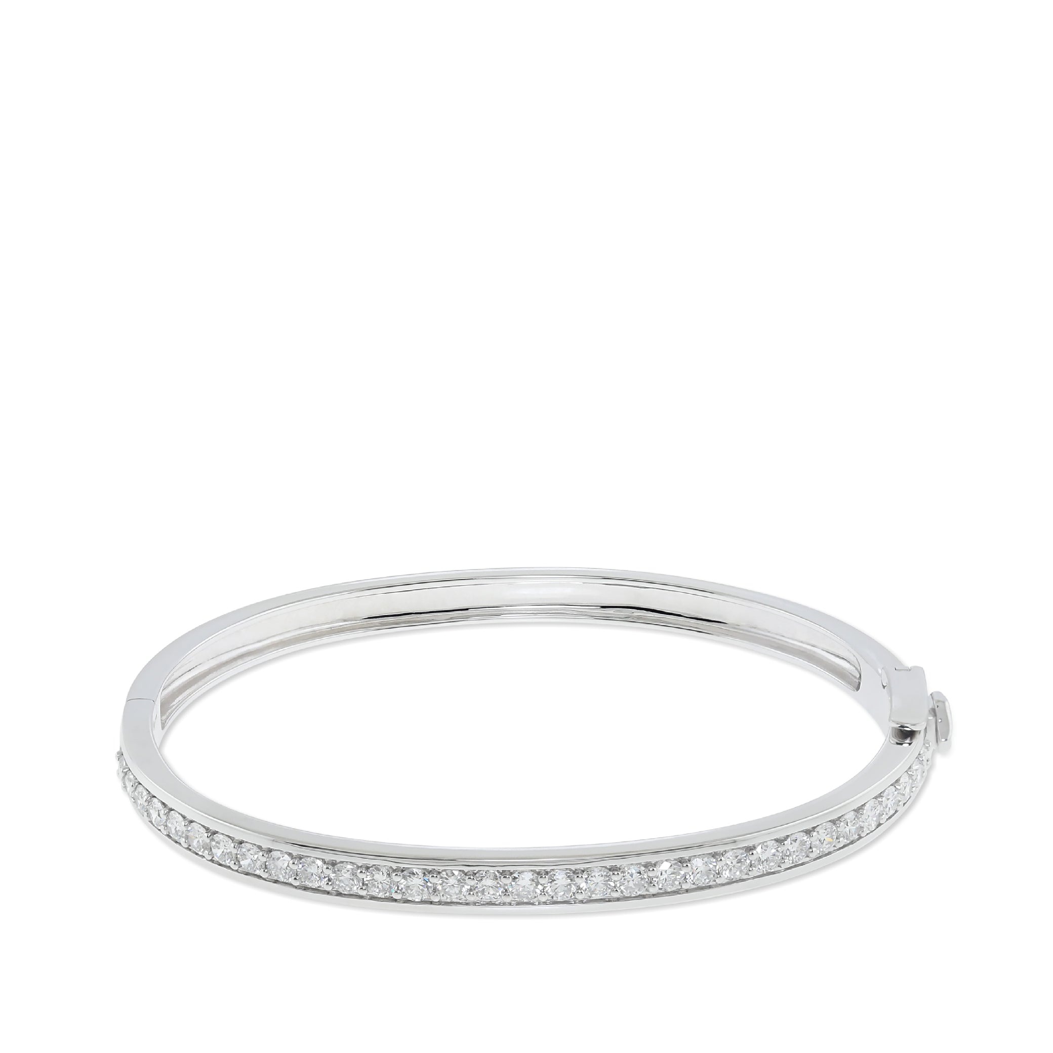 The Shai 14K White Gold Diamond Bangle Bracelet