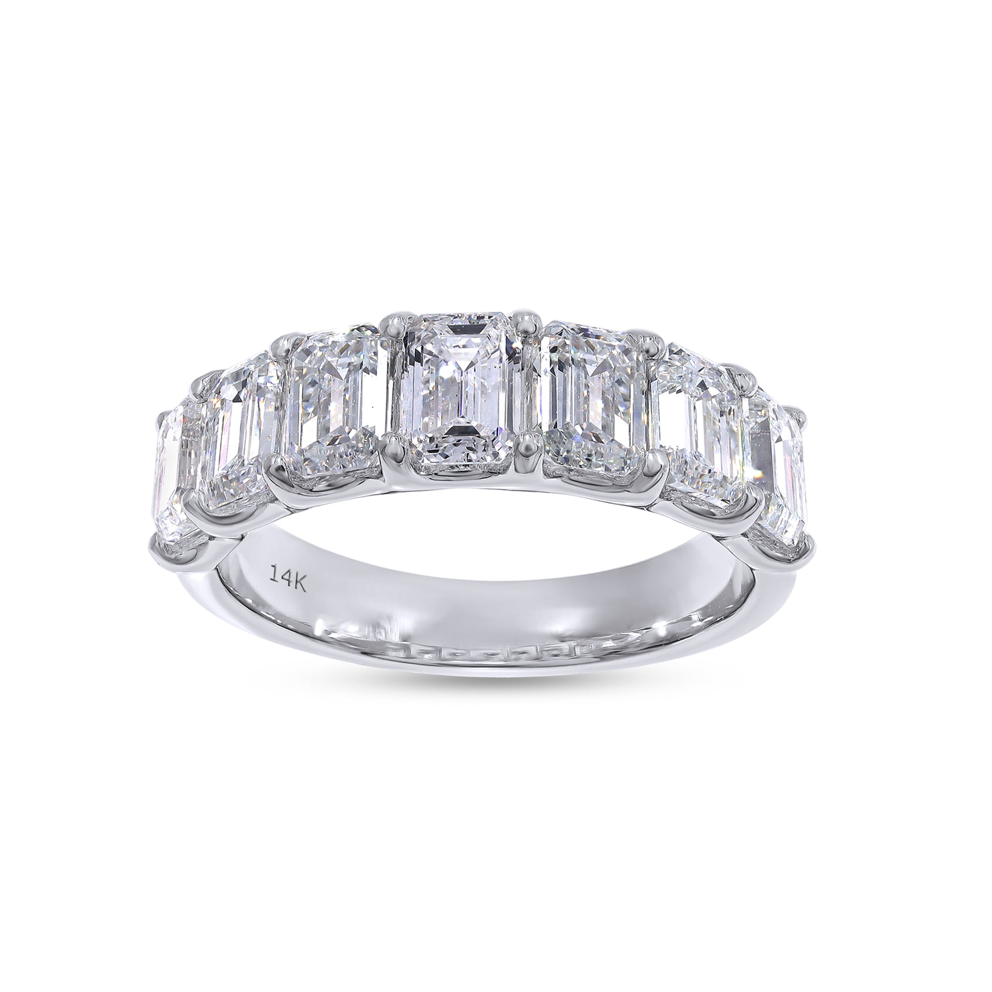 The Mama Band Ring - 14K Solid Gold with Lab-Grown Diamonds