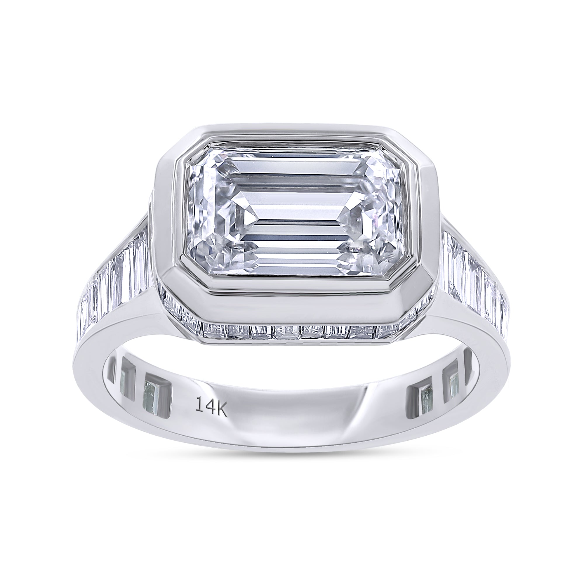 The Jesse Statement Ring - 14K Solid Gold with Lab-Grown Diamond