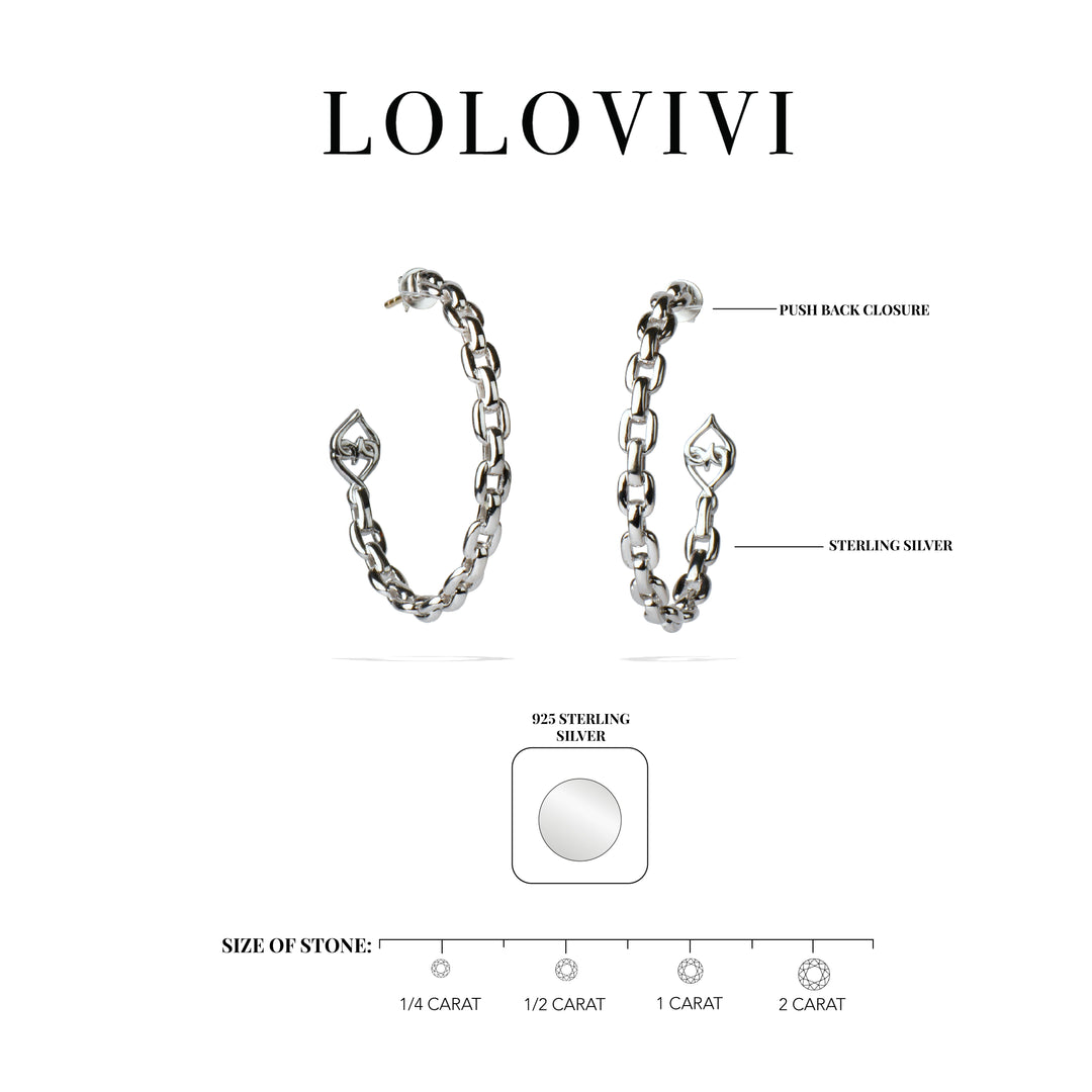 The Elodie Sterling Silver Earrings