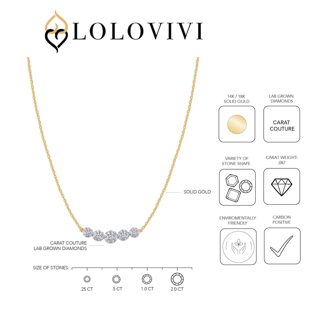 The Lux - Carat Couture Diamond Carbon Neutral Solid Gold Necklace