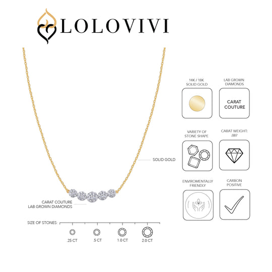 The Lux - Carat Couture Diamond Carbon Neutral Solid Gold Necklace