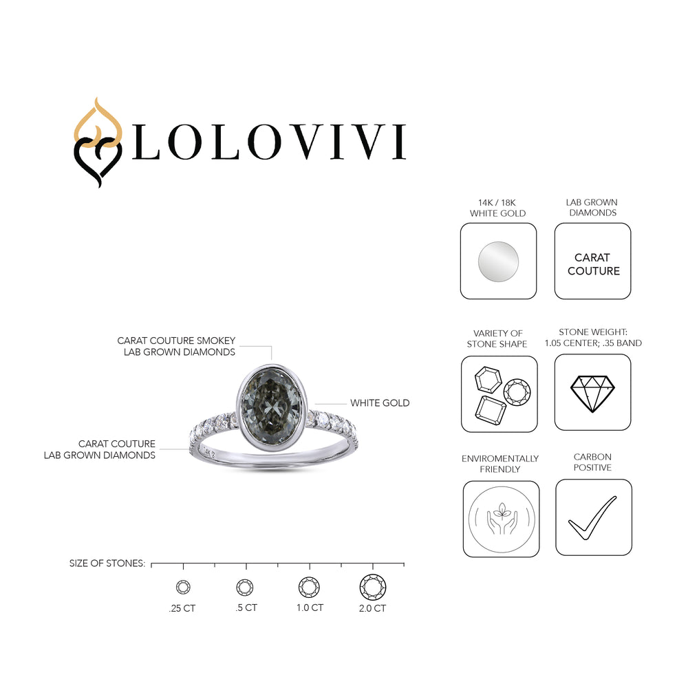 The Ari Ring - Lab Grown Diamond Smokey Ring