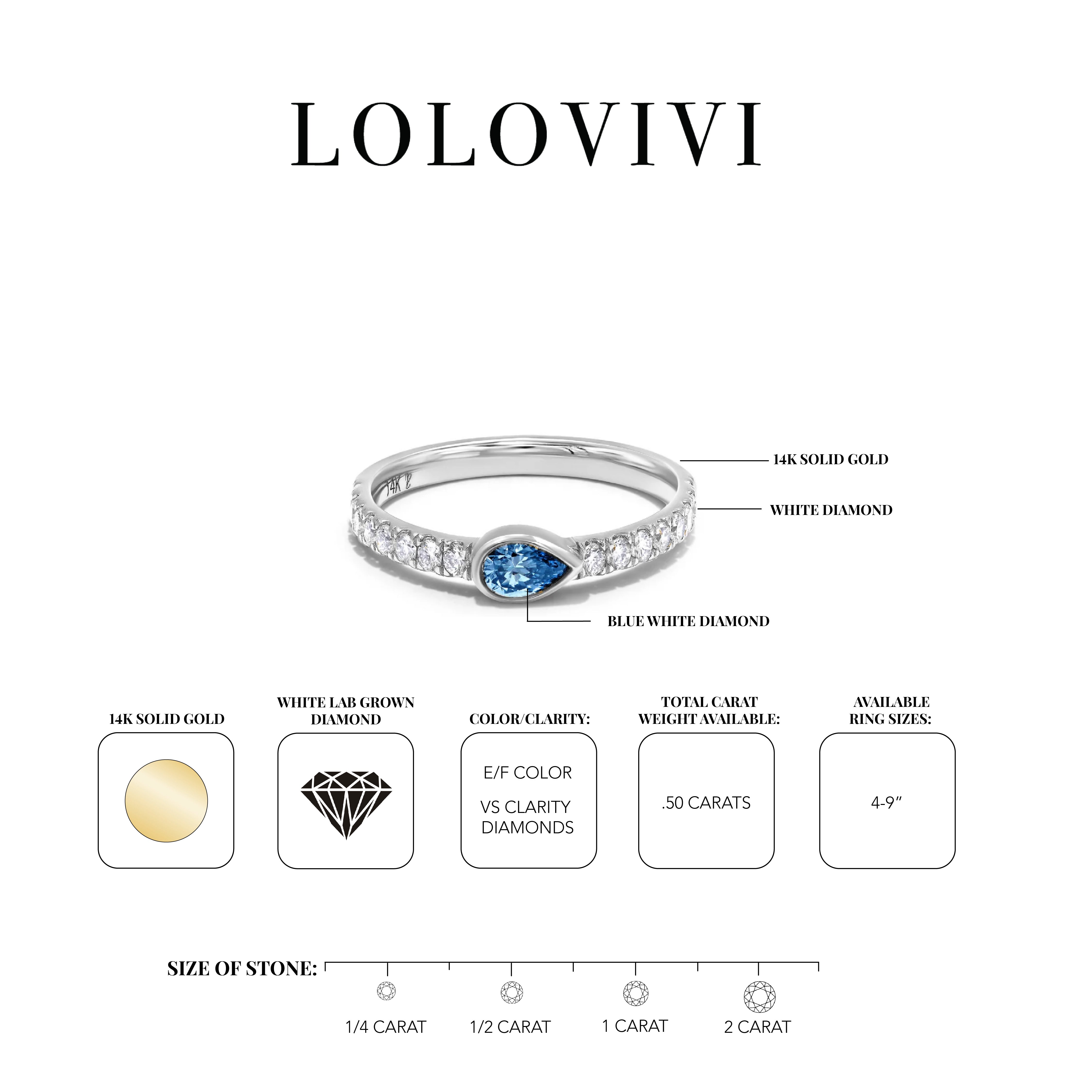 The Dana 14K White Gold Diamond Ring