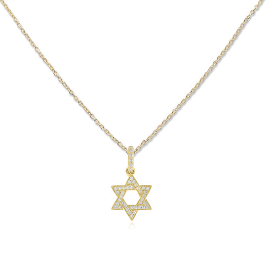 The Star of David - Carat Couture Diamond Carbon Neutral Solid Gold Pendant