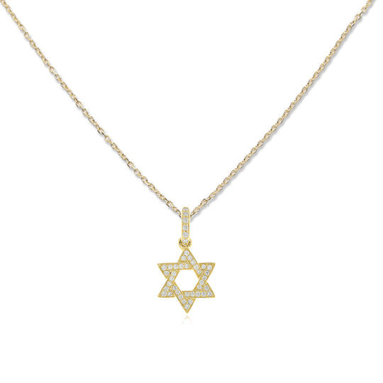 The Star of David - Carat Couture Diamond Carbon Neutral Solid Gold Pendant