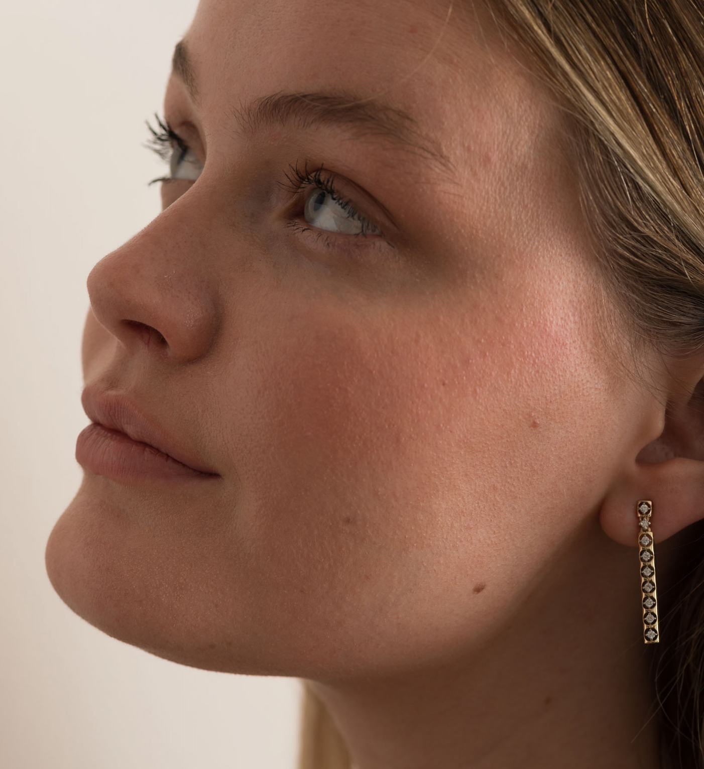 The Sloane 14K Solid Gold Diamond Earrings