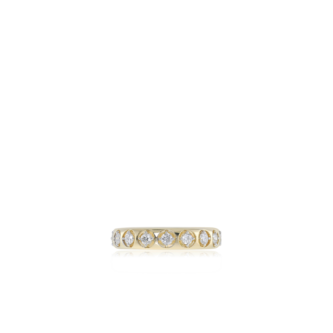 The Blaine Ring - Carat Couture Carbon Neutral Diamond and Gold Stackable Ring