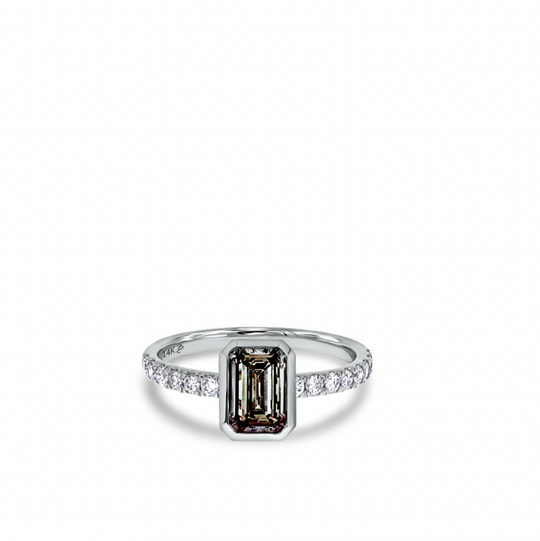 The Bay Ring - White Gold Carat Couture Lab Grown Diamond Smokey Ring