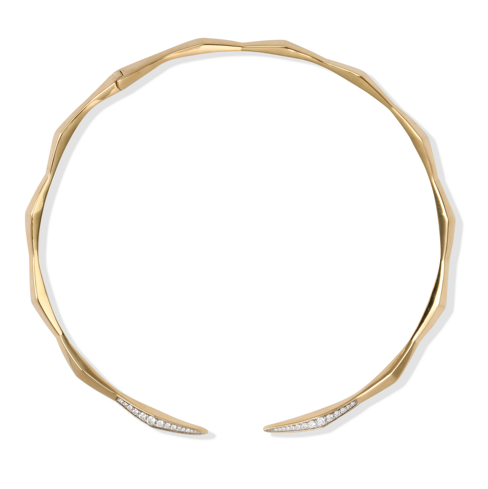 The Dixie Collar - Solid Gold Lab Grown Diamond Collar Necklace