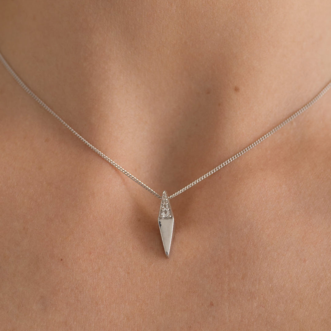 The Micah Sterling Silver Gemstone Necklace