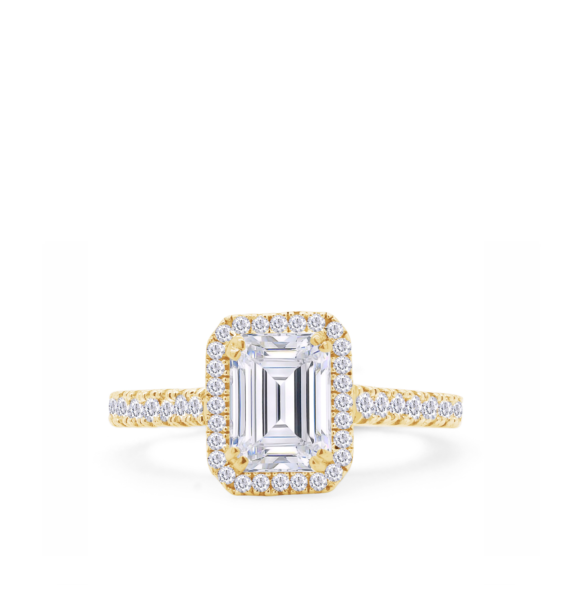The Sophie Engagement Ring - 14K Solid Gold with Lab-Grown Diamond