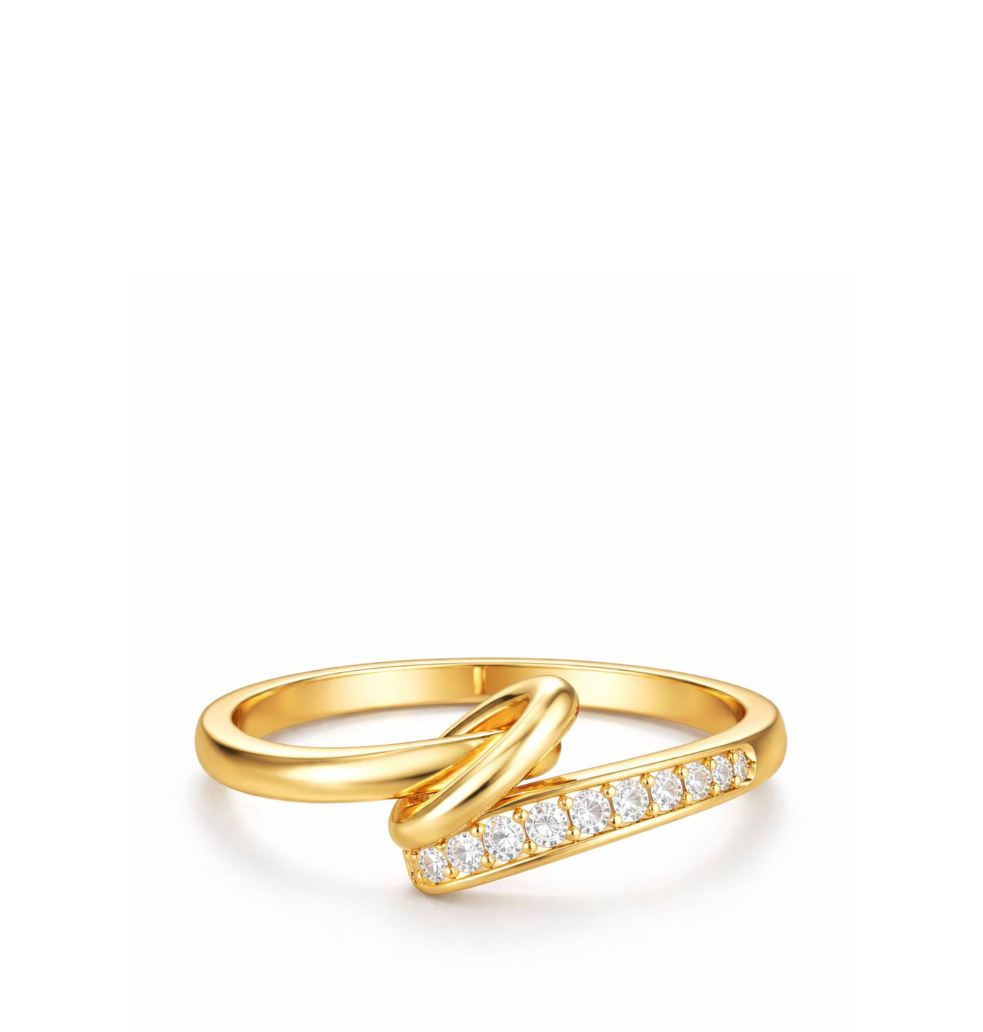 The Willow Diamond Ring with Stones