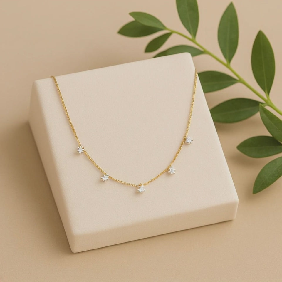 gold diamond necklace