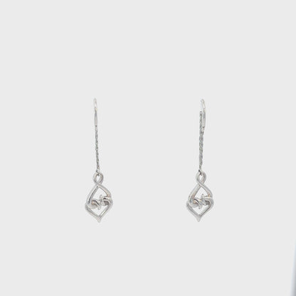 Silver Dangle Earrings | Sterling Silver Drop Threader Earrings