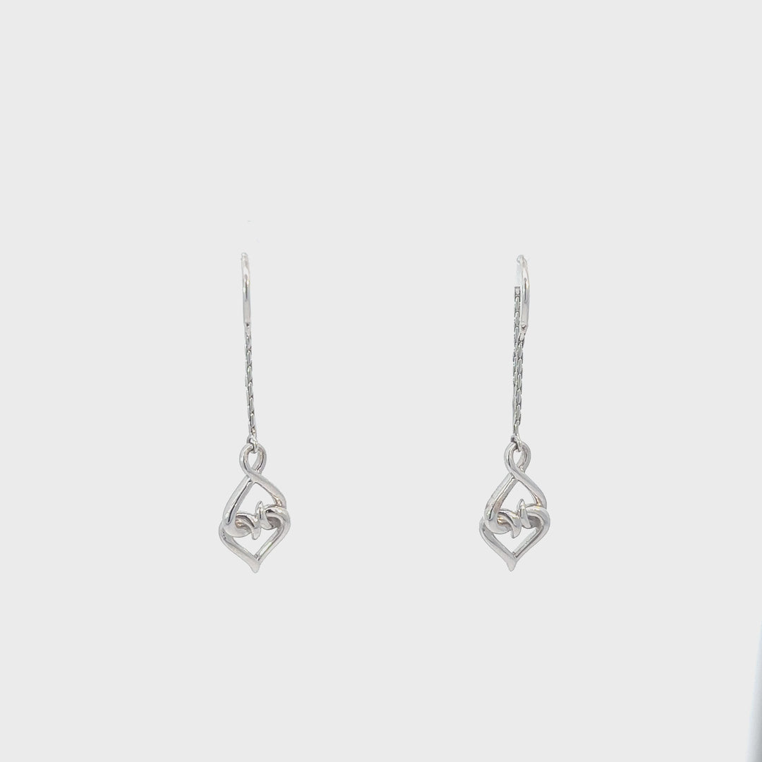 Sterling Silver Drop Threader Earrings