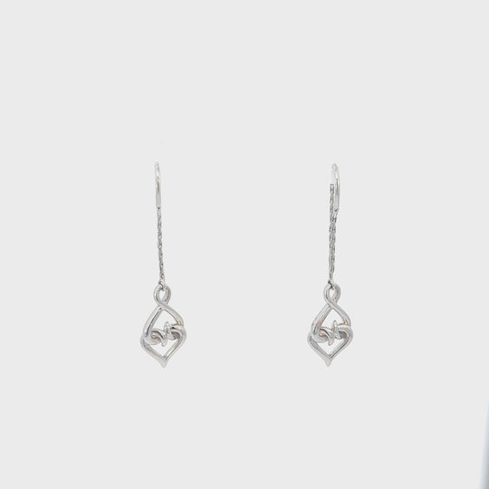 Sterling Silver Drop Threader Earrings