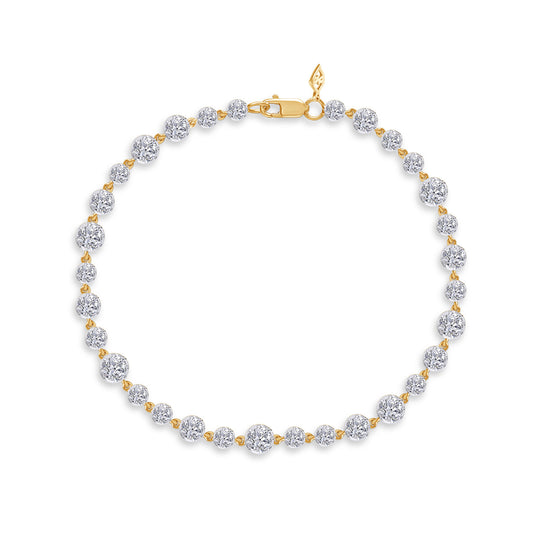 The Saige Bracelet - Carat Couture Diamond Carbon Neutral Solid Gold Bracelet