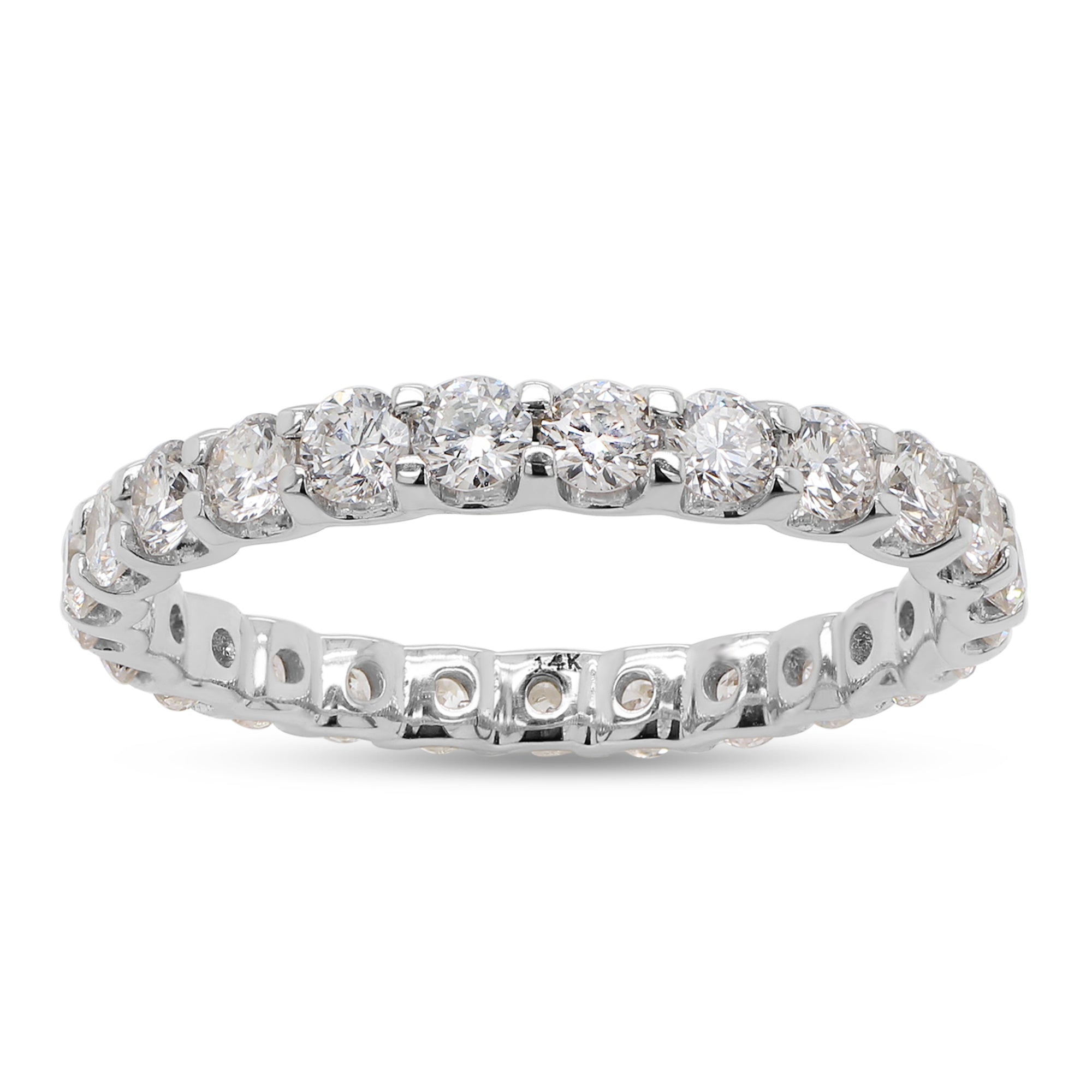 Diamond ring with a white background